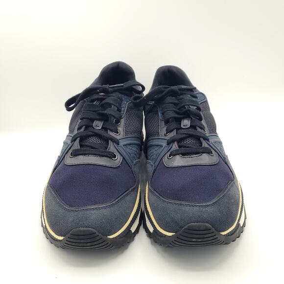 Coach C143 Runner Leather Suede blue  navy men\'s size 12 main image 4